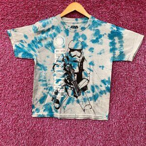 Star Wars First Order Storm Trooper Tie Dye T-Shirt Medium
